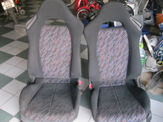 เบาะมิตซู GTO สภาพสวย พร้อมราง ปีกแน่นๆ คู่ 6000