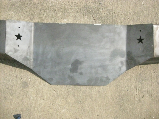 กันชนหลัง ทำจากเหล็กหนา งานเรเซอร์