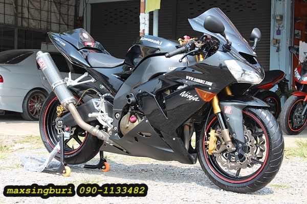 แม็กสิงห์บุรี//KAWASAKI ZX10RR ปี2005 สภาพสวย ของแต่งเพียบ อินวอย+สรรพาสมิตร 209000 ด่วน
