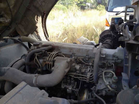 ขายหกล้อแม่ลูก HINO FG1JPPA เครื่อง JO8C - 210 แรง กระบะไม่ดั๊มพ์ ปี49