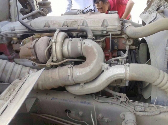 ขายหกล้อแม่ลูก HINO FG1JPPA เครื่อง JO8C - 210 แรง กระบะไม่ดั๊มพ์ ปี49