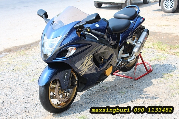 แม็กสิงห์บุรี//SUZUKI HAYABUSA1300CC ปี2008 สวยใส ของแต่งเพียบ ทะเบียนแท้โอนขนส่ง 545000