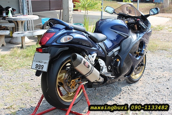 แม็กสิงห์บุรี//SUZUKI HAYABUSA1300CC ปี2008 สวยใส ของแต่งเพียบ ทะเบียนแท้โอนขนส่ง 545000