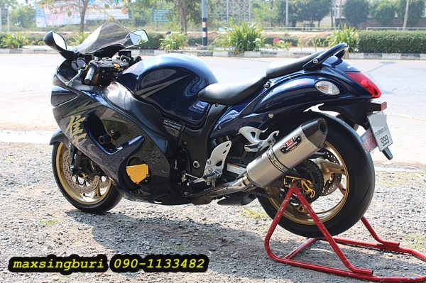 แม็กสิงห์บุรี//SUZUKI HAYABUSA1300CC ปี2008 สวยใส ของแต่งเพียบ ทะเบียนแท้โอนขนส่ง 545000