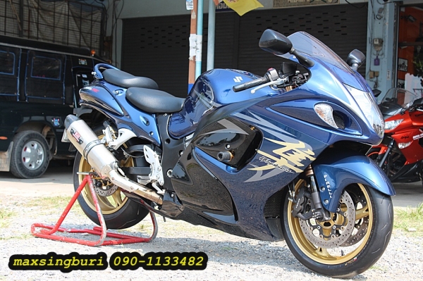 แม็กสิงห์บุรี//SUZUKI HAYABUSA1300CC ปี2008 สวยใส ของแต่งเพียบ ทะเบียนแท้โอนขนส่ง 545000