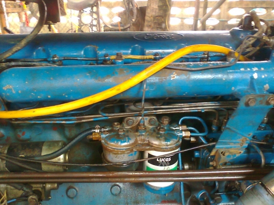 รถไถ FORD 8210 4WD มีใบดันหน้า