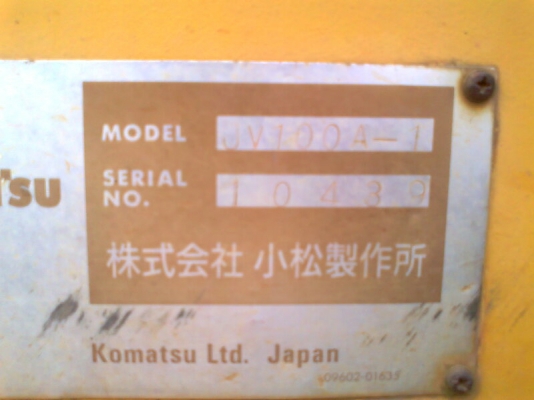 รถบด KOMATSU JV100A-1