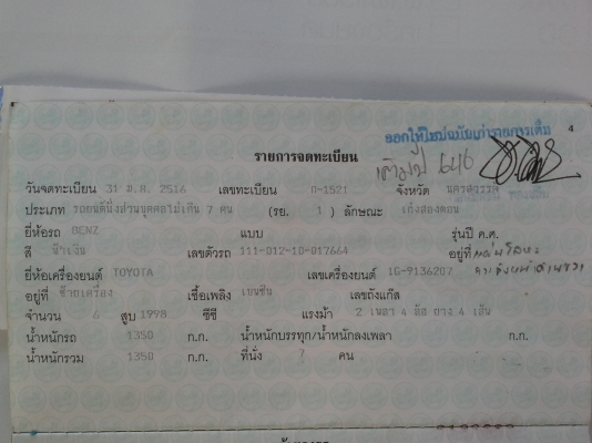 รถ BENZ 220S หางปลา รถคลาสสิค