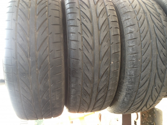 ขายล้อ te 37 4รู100 พร้อมยาง 195 /55/15  ปี11