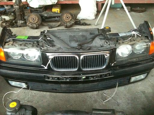 จำหน่าย หน้าตัด ติดหม้อน้ำ BMW E36