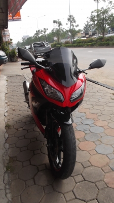 Ninja 250 2013 สีแดง เฟอรารี่ พร้อมของแต่งครัชชชชช Ninja 250 2013 สีแดง เฟอรารี่ พร้อมของแต่งครัชชชชช