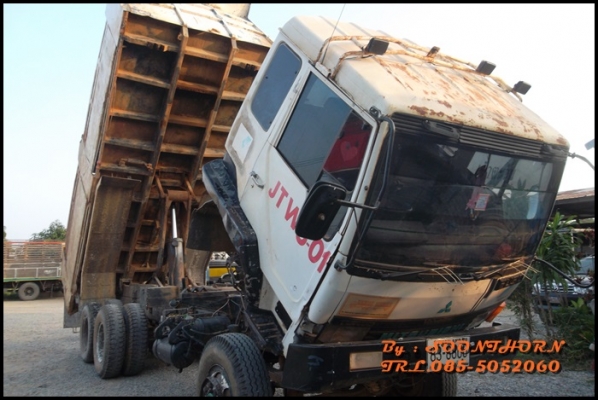 ขายด่วน 10 ล้อ ดั้ม MITSUBISHI FUSO 527M-TF  260 แรง เทอร์โบ สภาพเดิมๆ พร้อมใช้งาน ราคาสุดคุ้ม
