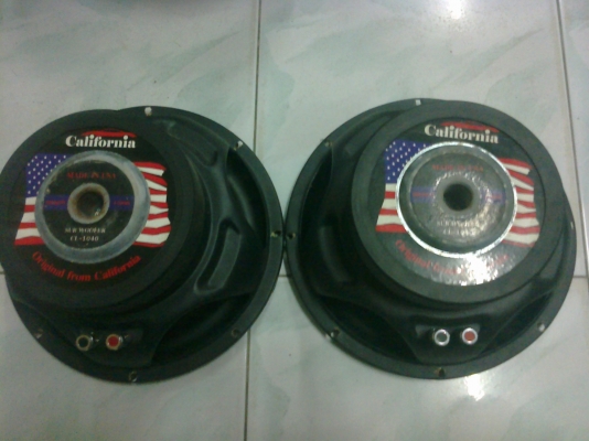 ขายลำโพง ซับ 10 นิ้ว California