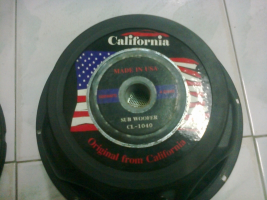 ขายลำโพง ซับ 10 นิ้ว California