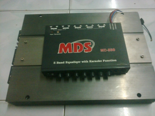 ขาย แอมป์ 4  แชนแนล + ปรี mds