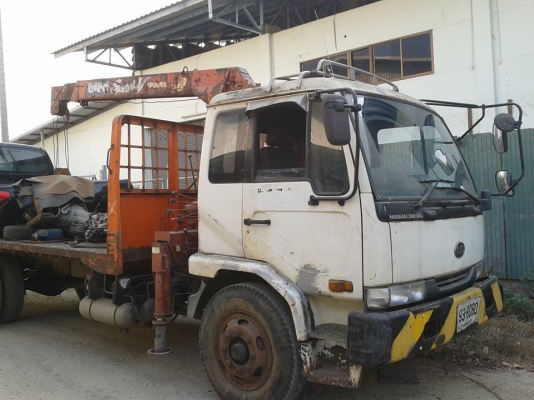 NISSAN CONDOR เครนUNIC VTURBO 3 ตัน กะบะยาว 6.20 เมตร NISSAN CONDOR เครนUNIC VTURBO 3 ตัน กะบะยาว 6.20 เมตร