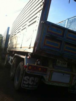 ขายรถ 22 ล้อพ่วงแม่-ลูกดัมพ์ ISUZU DECA 360 ปี 2553 ลูกพ่วง 3 คานแท้ดัมพ์กระบะอะลูมิเนียมคอกเกษตรสูง 2.20 เมตร รถวิ่งได้ 270000 กิโลเมตร ราคา 3000000