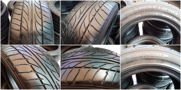 ขายยาง205/55/16 ยาง DUNLOP SP SPORT LM 703 ปี 12   ( 1 ชุด)