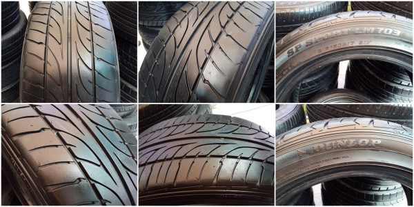 ขายยาง215/50/17 ยาง DUNLOP SP SPORT  LM 703  ปี 10  ( 1ชุด)