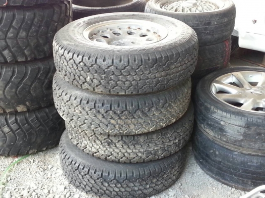 ----ขายยาง DUNLOP พร้อมล้อแม็ก 4วง ราคาถูก----