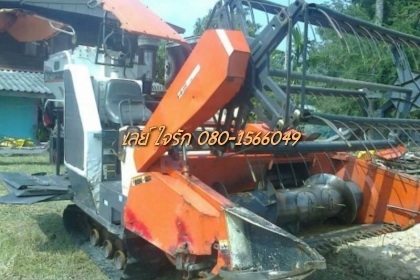 **380,000 บ.ต่อรอง**ขายรถเกี่ยว +เทเลอร์ สภาพดี KUBOTA DC60 PLUS 60HP ปี53 ชั่วโมงทำงาน2,xxx ปากเกี่ยว2เมตร รองกระสอบ ช่วงล่างใบแทรกใหม่ ทำงานดีเครื่องแรง สีสันสวย พร้อมใช้ พร้อมลุยงาน ราคาต่อรองได้เด้อ พี่น้องครับ