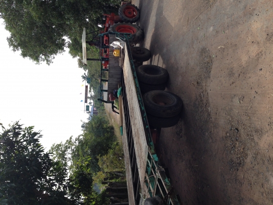 ขายรถเกี่ยวข้าวเกษตรพัฒนาพร้อมเทลเลอร์ลาก