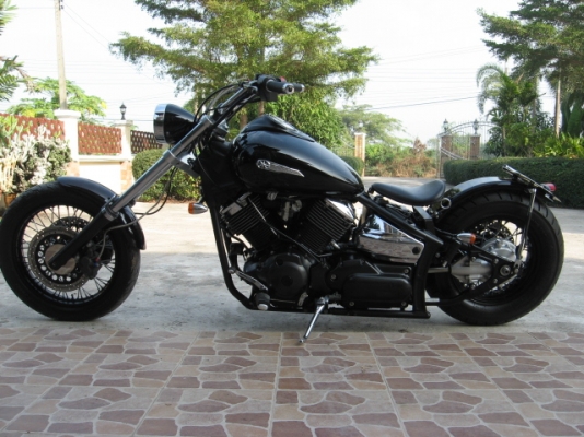 ขาย yamaha dragstar 1100 แต่ง old school ปี 2008 พร้อมทะเบียน