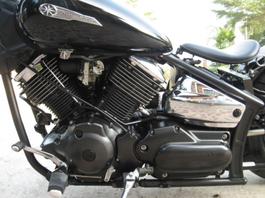 ขาย yamaha dragstar 1100 แต่ง old school ปี 2008 พร้อมทะเบียน