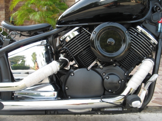 ขาย yamaha dragstar 1100 แต่ง old school ปี 2008 พร้อมทะเบียน