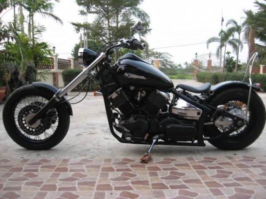 ขาย yamaha dragstar 1100 แต่ง old school ปี 2008 พร้อมทะเบียน