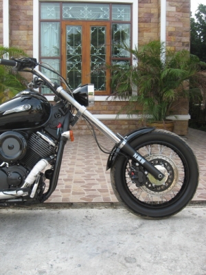 ขาย yamaha dragstar 1100 แต่ง old school ปี 2008 พร้อมทะเบียน