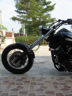 ขาย yamaha dragstar 1100 แต่ง old school ปี 2008 พร้อมทะเบียน