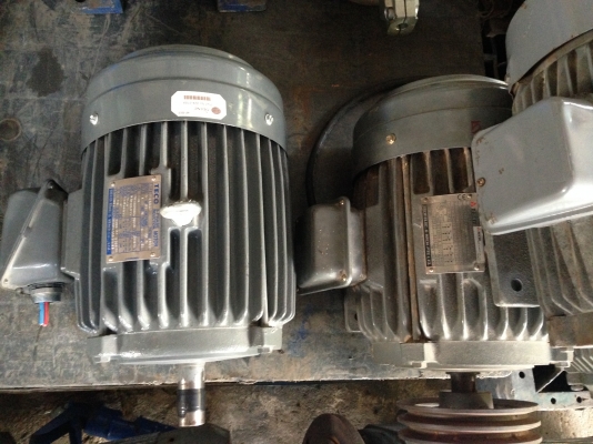 ขายมอเตอร์ Hitachi / TECO 5 HP. 1450 RPM. 380 V สภาพสวยใช้งานมาน้อย วิ่งนิ่ม พร้อมใช้งาน มี 3 ตัวครับ