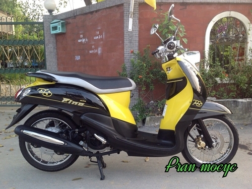 ขายyamaha fino(ps)สีดำเหลือง ปี2013 ขายyamaha fino(ps)สีดำเหลือง ปี2013