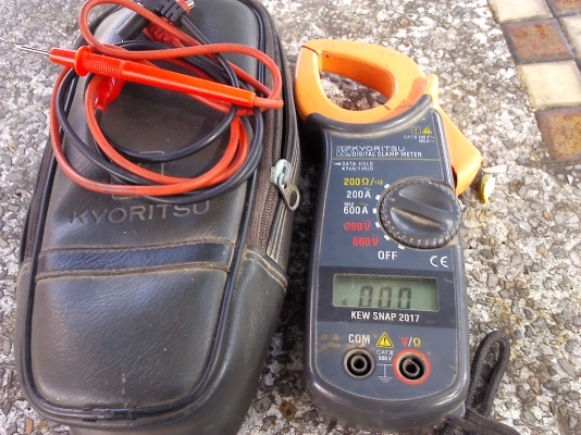 แคลมป์มิเตอร์วัดกระแสและงานทั่วไป ผลิตจากญี่ปุ่น แท้KYORITSU ขนาด 600A.