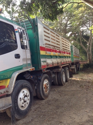 ขาย isuzu FXZ270 เเม่3คานลูก2คาน  โทร 081-8535426