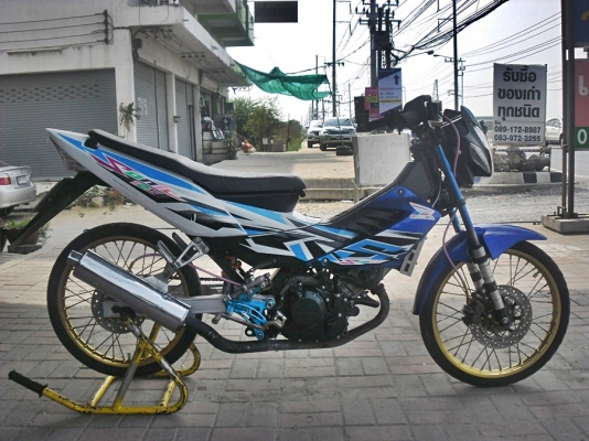 sonic125ปี47รถบ้านเครื่องดีเดิมๆสีสวยแต่งสวยภายนอก