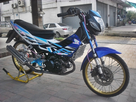 sonic125ปี47รถบ้านเครื่องดีเดิมๆสีสวยแต่งสวยภายนอก