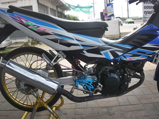 sonic125ปี47รถบ้านเครื่องดีเดิมๆสีสวยแต่งสวยภายนอก