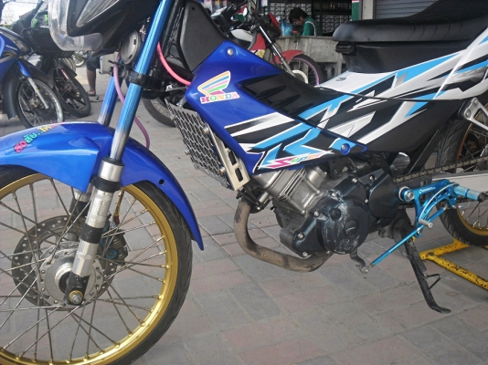 sonic125ปี47รถบ้านเครื่องดีเดิมๆสีสวยแต่งสวยภายนอก