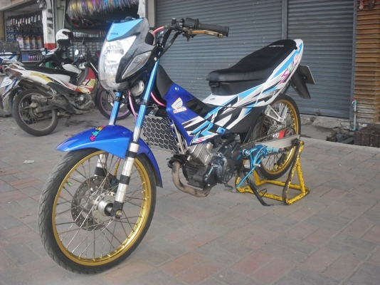 sonic125ปี47รถบ้านเครื่องดีเดิมๆสีสวยแต่งสวยภายนอก