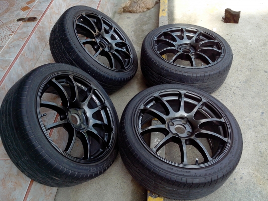 ขายแม็ก 17 4รู100 พ้รอมยางปี12ก้านยก สวยๆถูกๆ