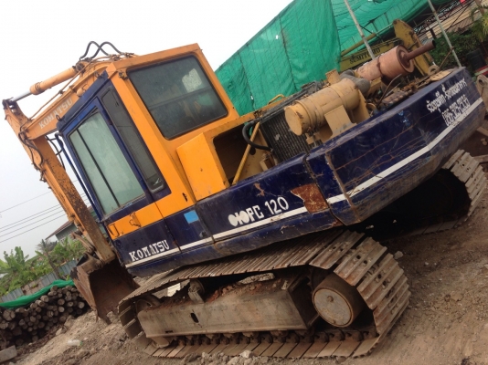 ขายแม็กโครKoMATSU PC 120.3 รถสวยพร้อมรายหัวแจะรถใช่งานดีมากปูมอามพิเศษ