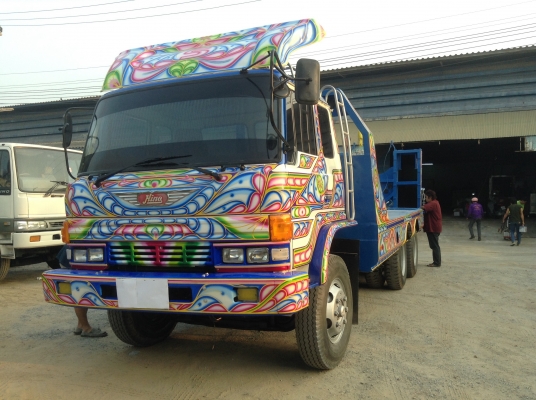 เทรนเลอร์ HINO  F18.  10 ล้อ. 2เพลา. สโลว์ครบ เดิมๆ   สวยๆ