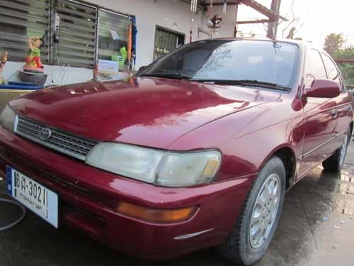 TOYOTA COLOLA GXI 1.3 M/T กระจกไฟฟ้า ปี96 รถบ้านเดิมๆพร้อมใช้งานราคาถูก