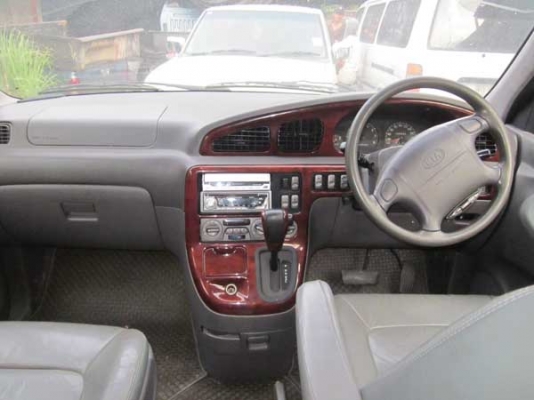 KIA Canival GS 2.4 เครื่องหัวฉีด ปี 2001 รถพร้อมใช้งาน