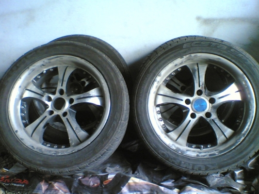 ขาย แม๊ก lanso ขอบ 17 x7 et40 5.114 +ยางใช้น้อยมากๆ