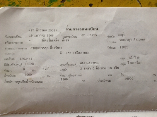 ขาย 10 ล้อพื้นเรียบ 1 เพลา เครื่อง 6BF1 175 แรงม้า เกียร์ร็อคกี้ เบรคทิฟฟี่ (คัสซีหัวยาว)สวยตลอดเส้น วางหัว JCM ช่วงล่างลูกหมากร้อย เฟืองท้าย FUSO พวงมาลัยพาวเวอร์  ยาง 10.00 ขอบ 20 ทะเบียนเต็มพร้อมโอน