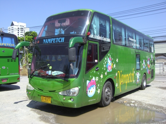 ขายรถบัสชั้นเดียว6ล้อ คัสซีMitsu เครื่องHino 8.5แสน