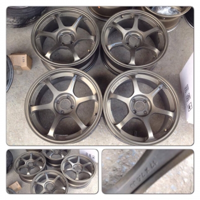 ขายแม็กมือ2ลาย Advan RG-S ขอบ17 4รู100 ราคา7,500 บาทถูก